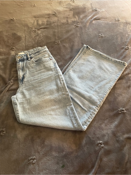 H&M Denim - H&M Light Blue Straight-Leg Women's Jeans